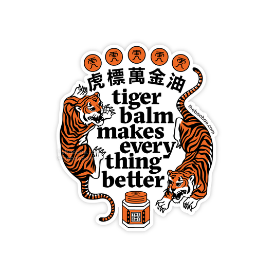 Tiger Balm Sticker
