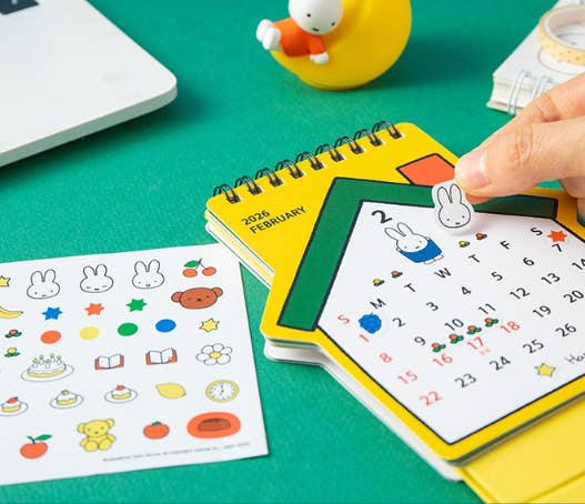 Miffy 2026 Mini Desk Calendar