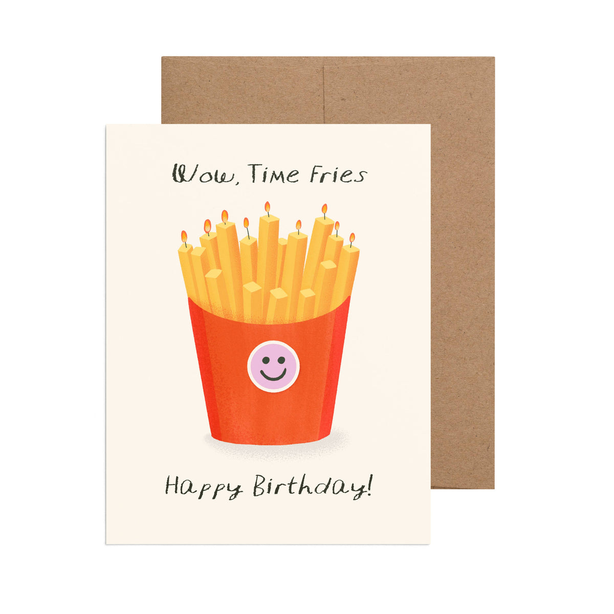 Time Fries Birthday Card