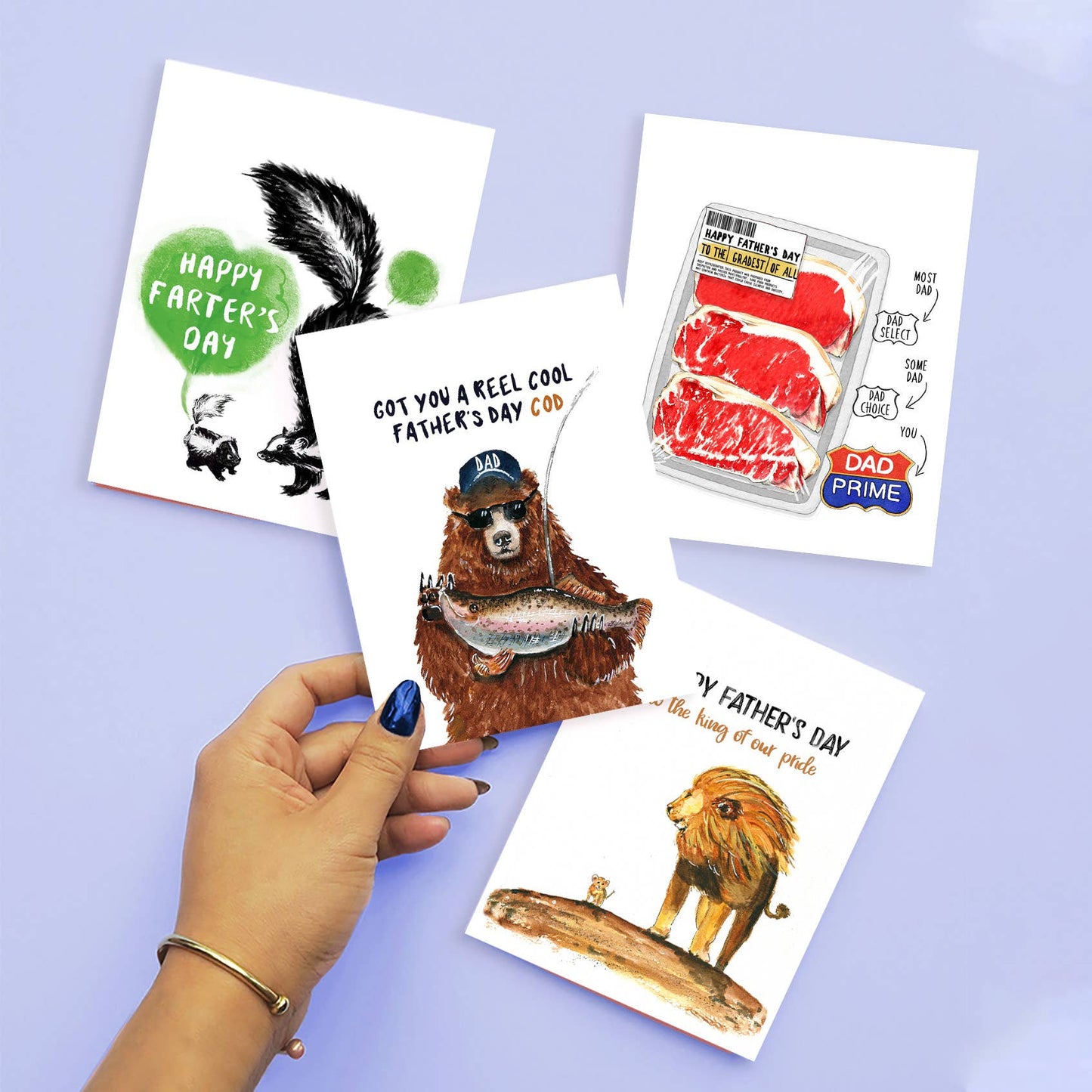 Dog Dad Shit Fathers Day Card