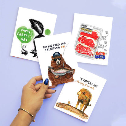 Dog Dad Shit Fathers Day Card