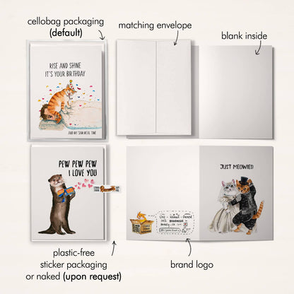 Old Live Matter Lab Dog Birthday Card