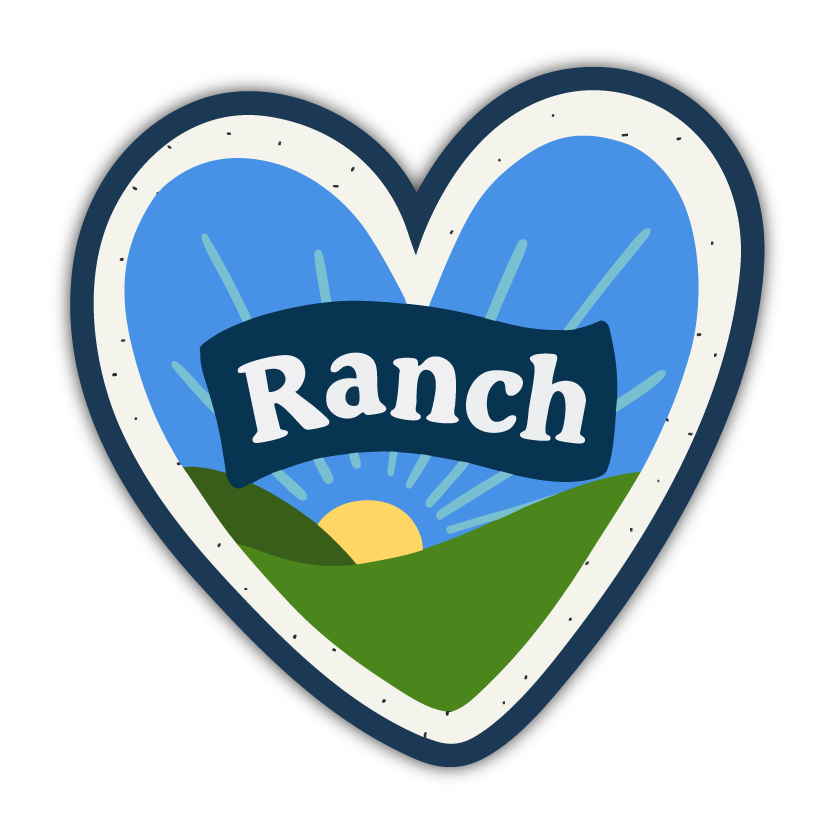 Ranch Heart Sticker