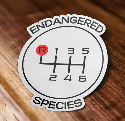 Endangered Species Sticker