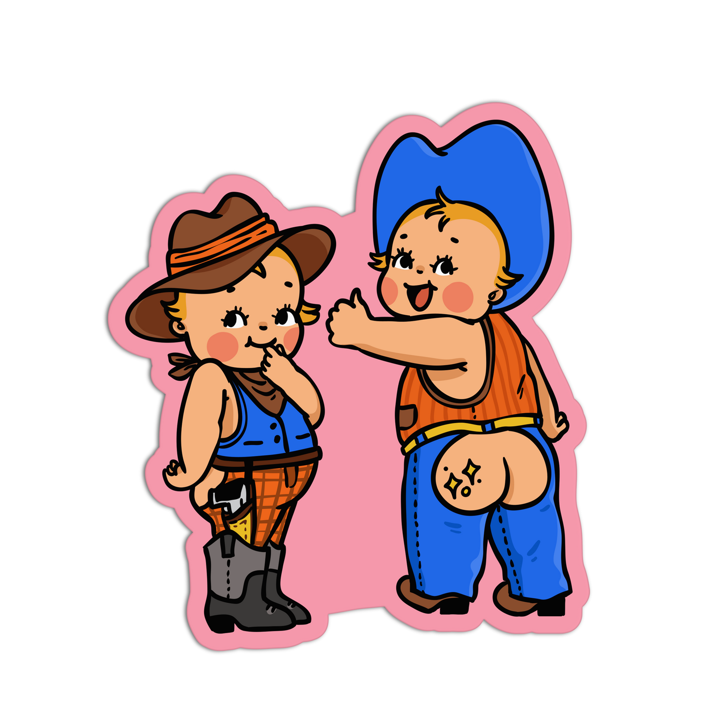 Retro Babies Stickers