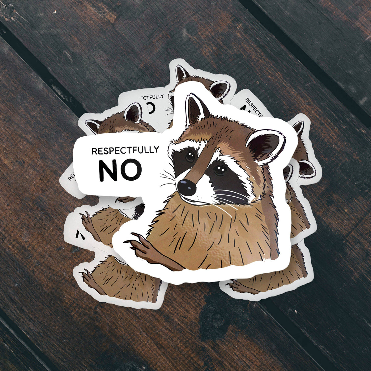 Respectfully No Sticker