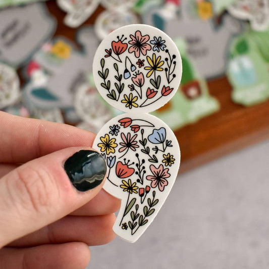 Floral Sticker