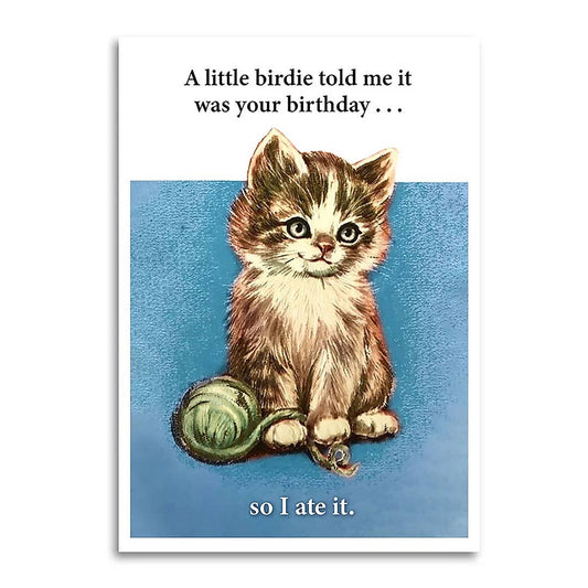 A Little Birdie Card