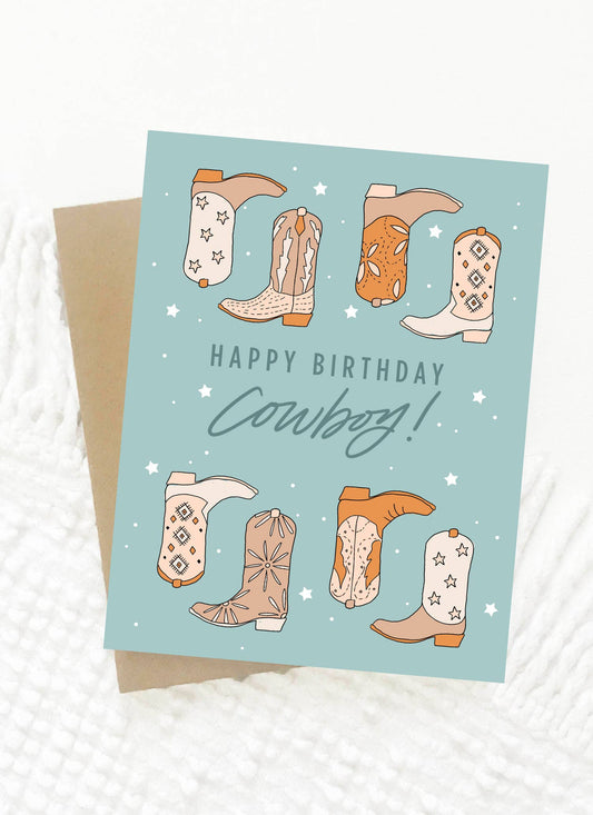 HBD Cowboy Card