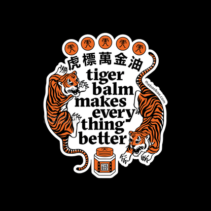 Tiger Balm Sticker
