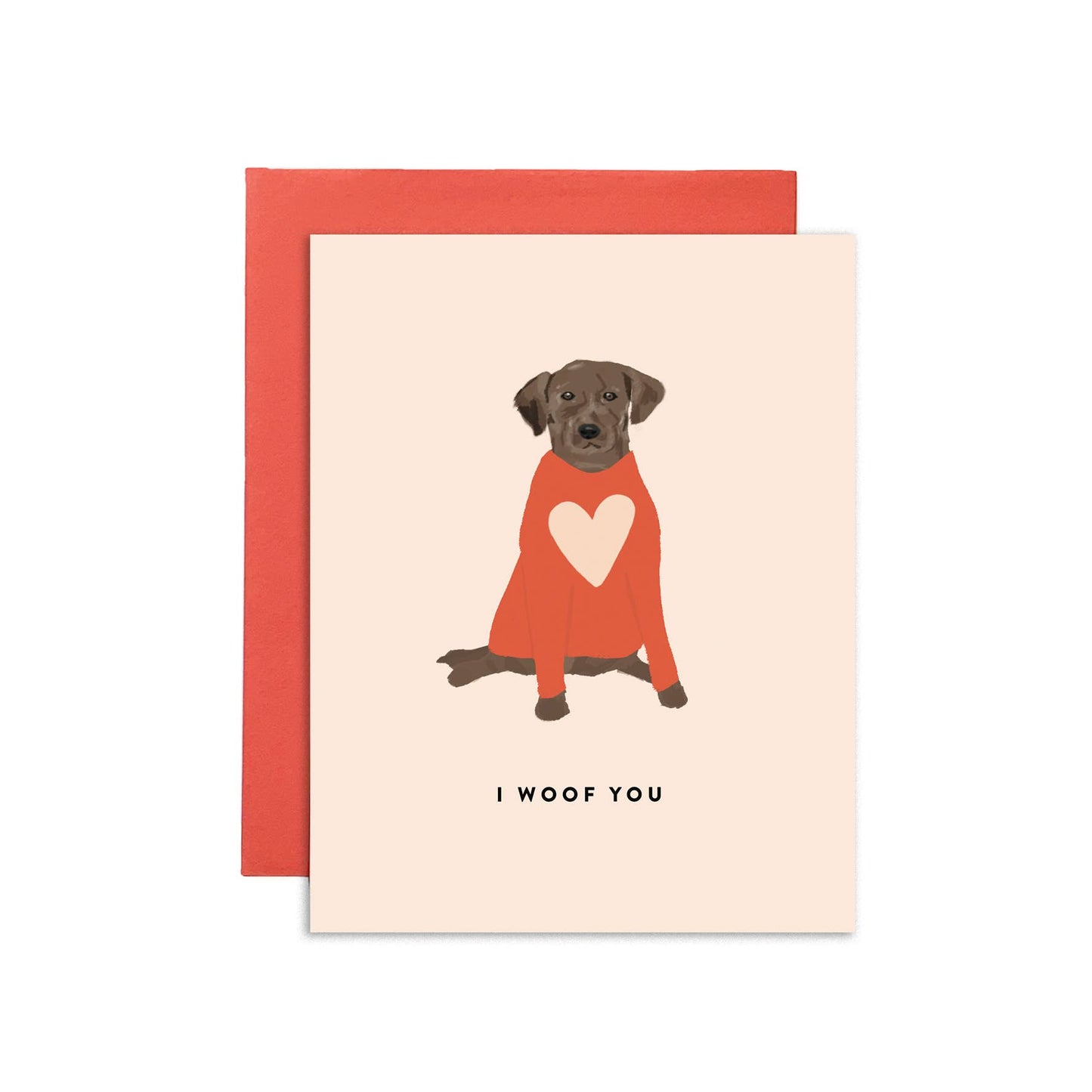 I Woof You Love Card