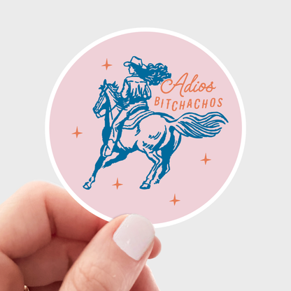 Adios Bitchachos Sticker