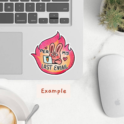 Anxious But Fabulous Sticker