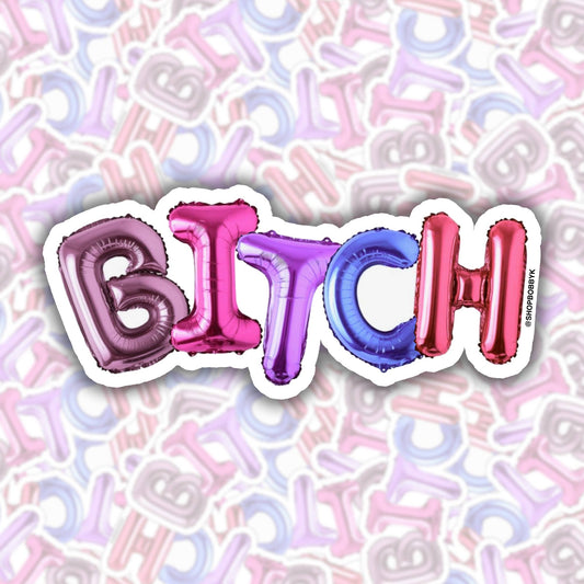Party Balloon Bitch Sticker