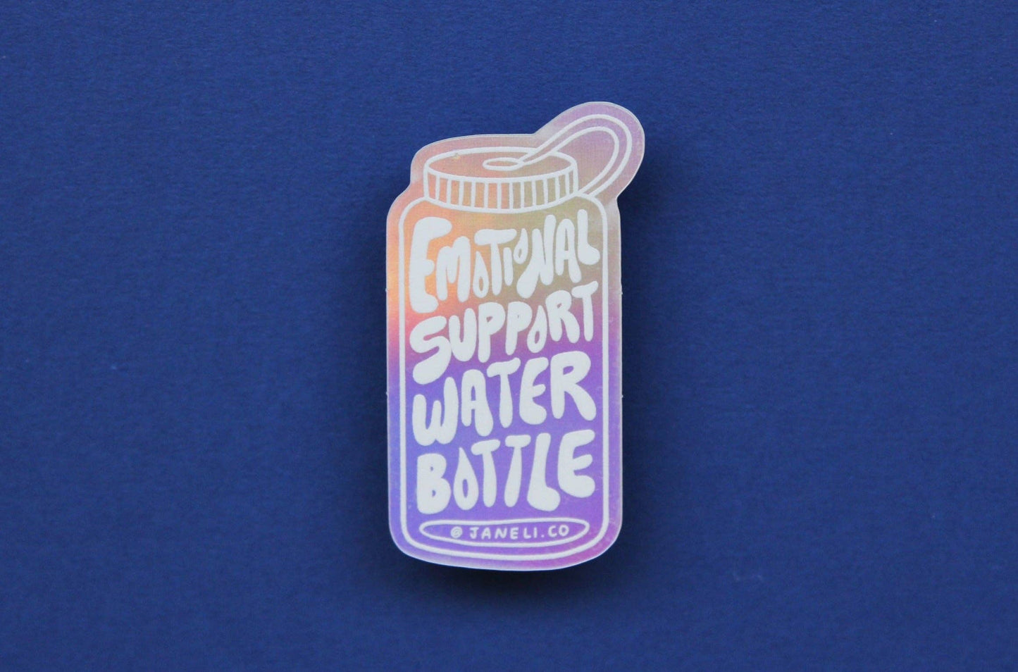Emotional Support Bottle Sticker