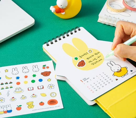Miffy 2026 Mini Desk Calendar