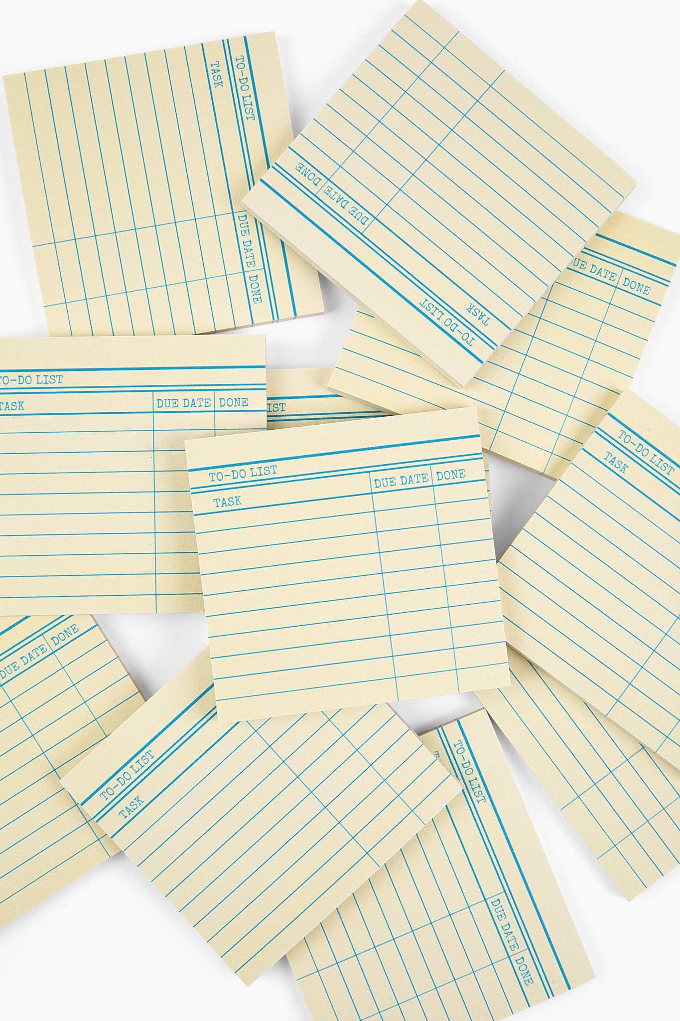 Library Card Sticky Note - Yellow