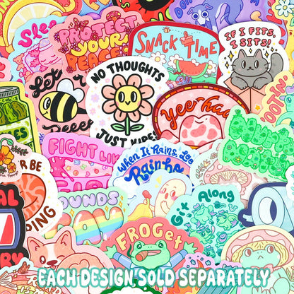 This Is Fine On Fire Sticker