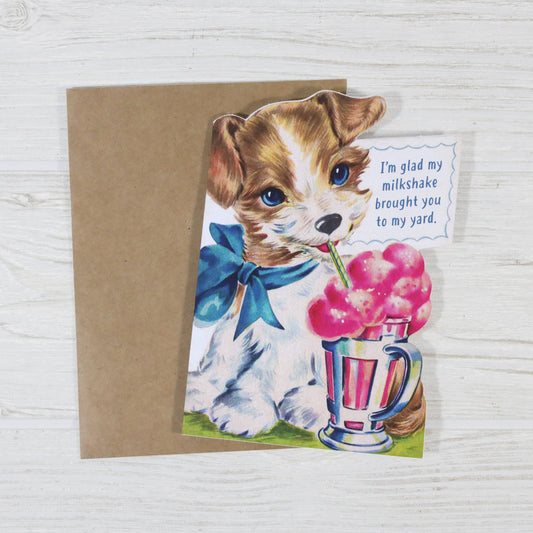 Valentine Milkshake Card