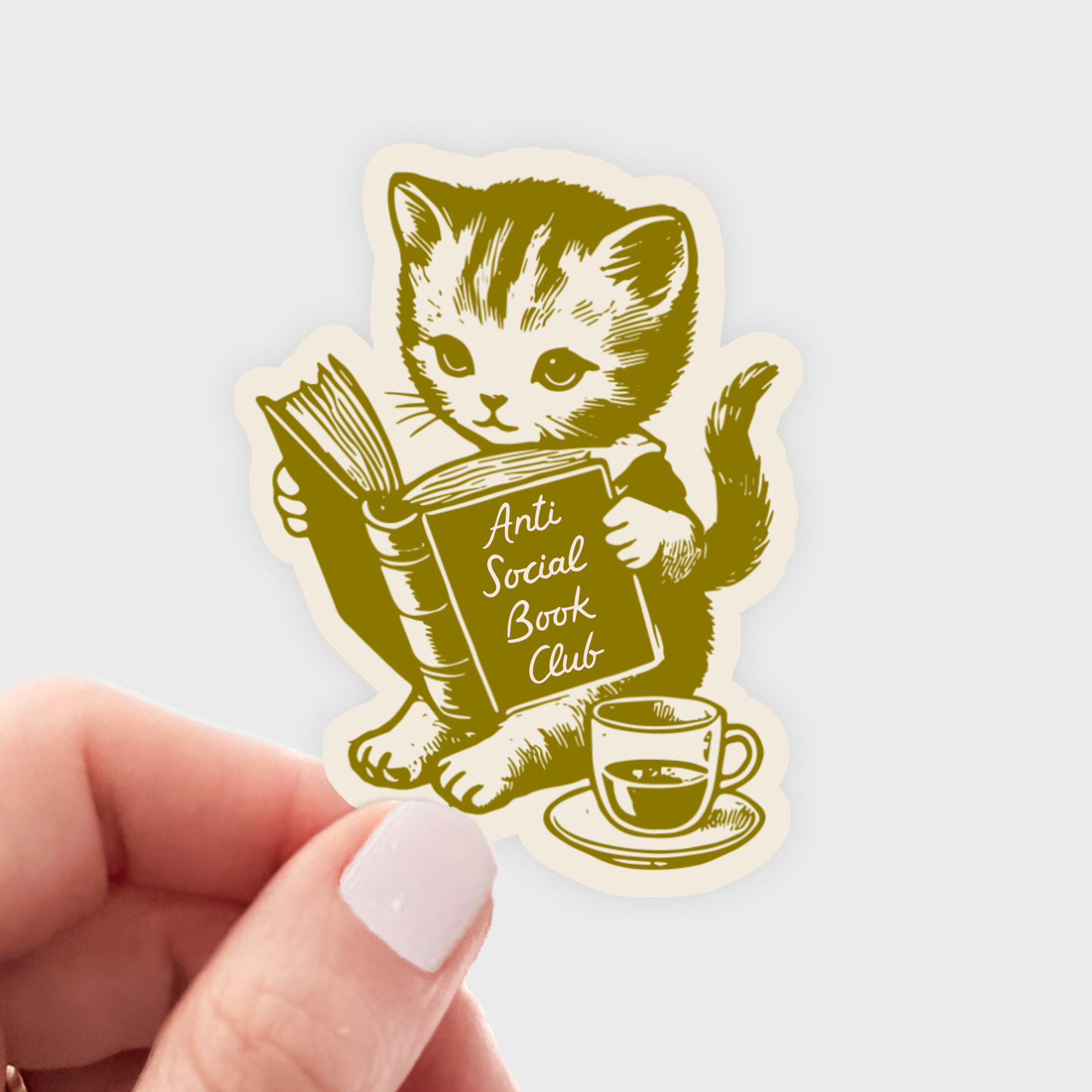 Anti Social Book Club Sticker