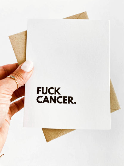 F*ck Cancer Greeting Card