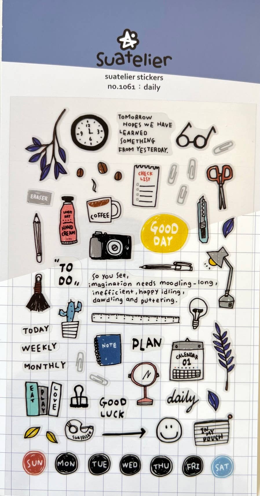 Daily Life Sticker Sheet