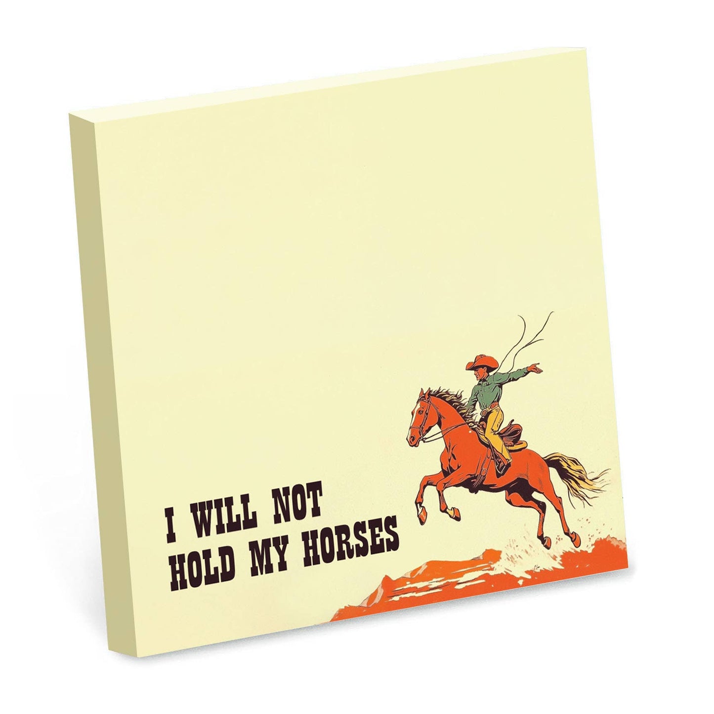 Hold My Horses Sticky Note