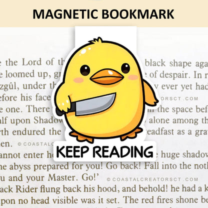 Keep Reading Chick Mag Bookmark