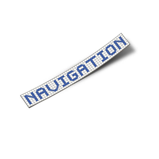 Navigation Houston Blue Tiles Sticker