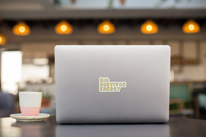 Big Survivor Energy Cancer Support Sticker