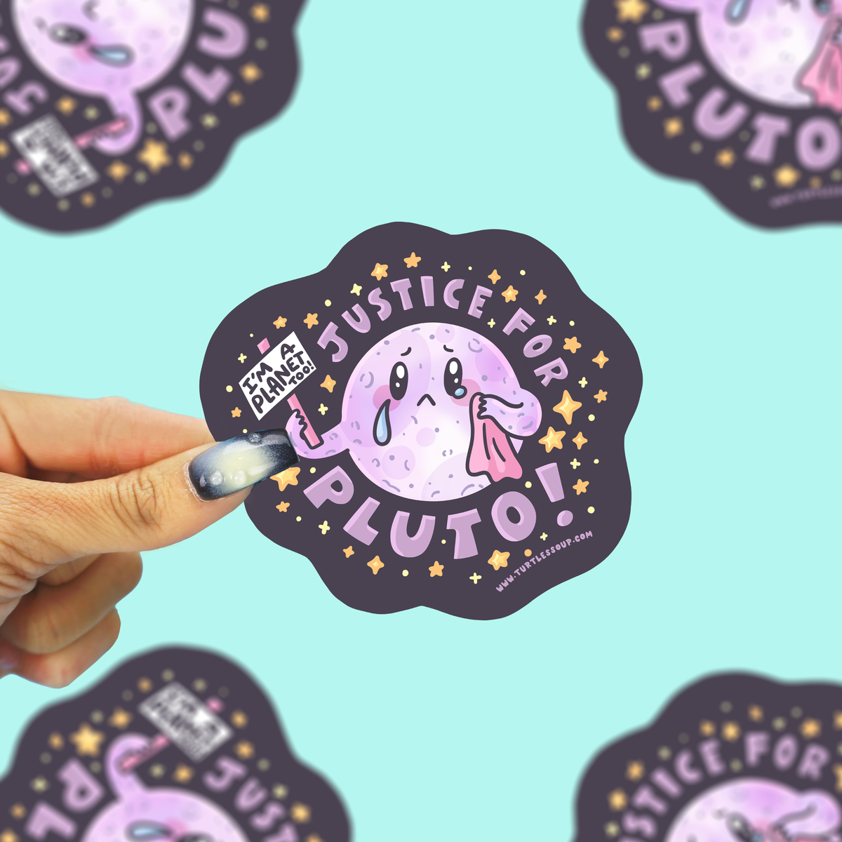 Justice for Pluto Sticker