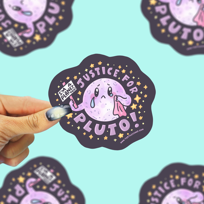 Justice for Pluto Sticker