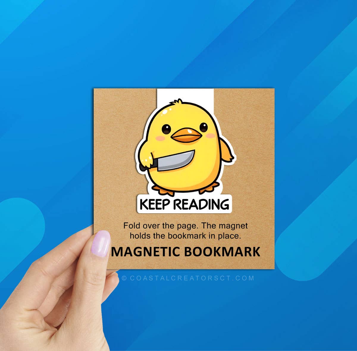 Keep Reading Chick Mag Bookmark
