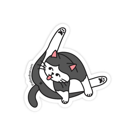 Cleaning Cat Sticker