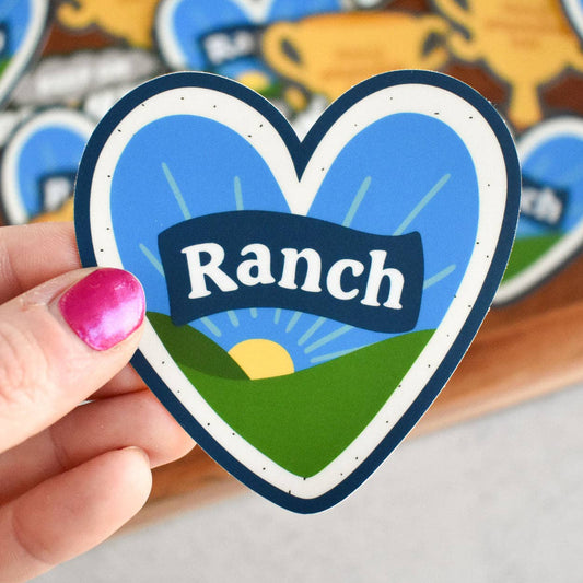 Ranch Heart Sticker