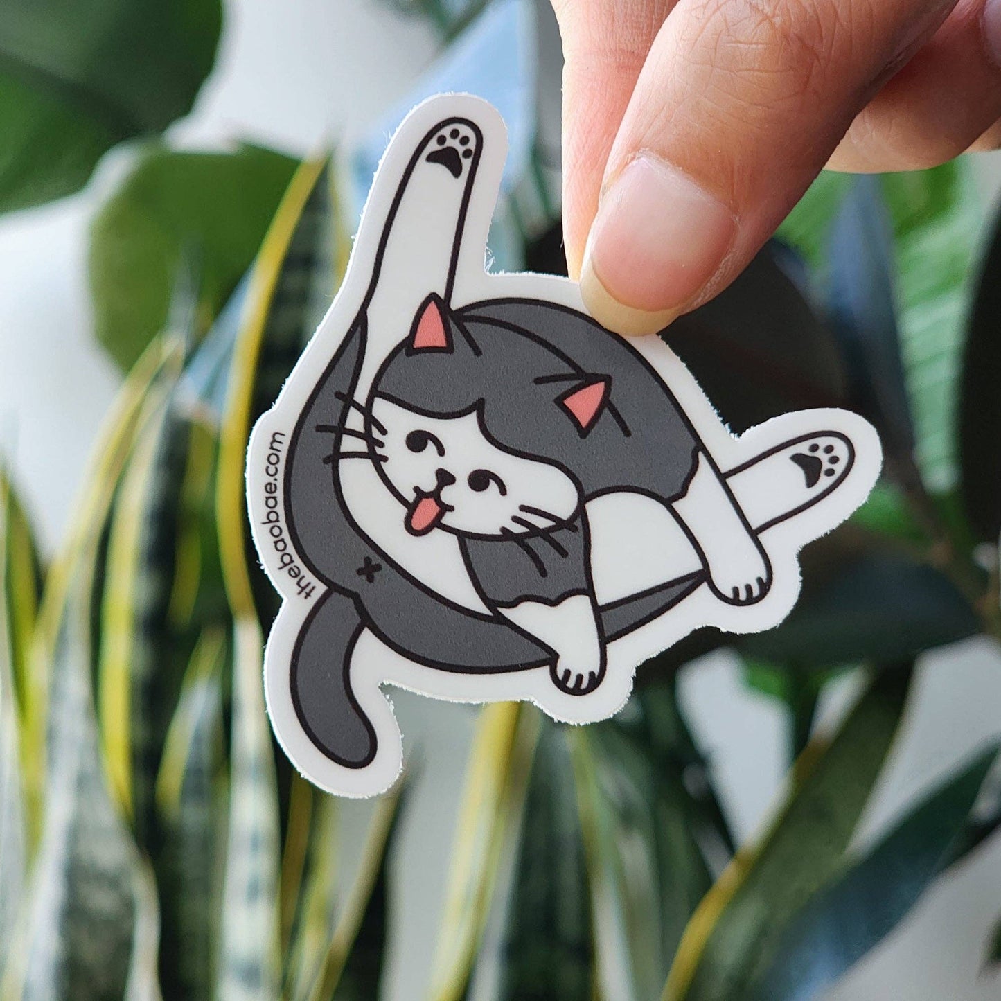 Cleaning Cat Sticker