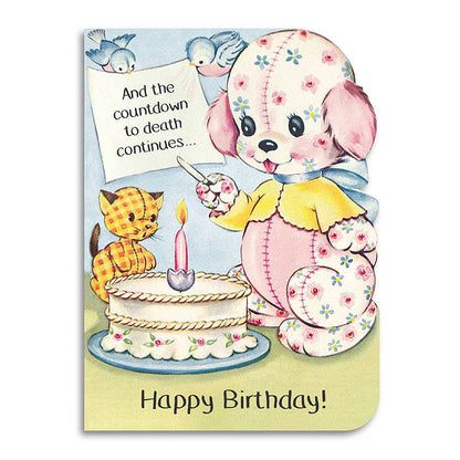 Countdown to Death Continues Birthday Card