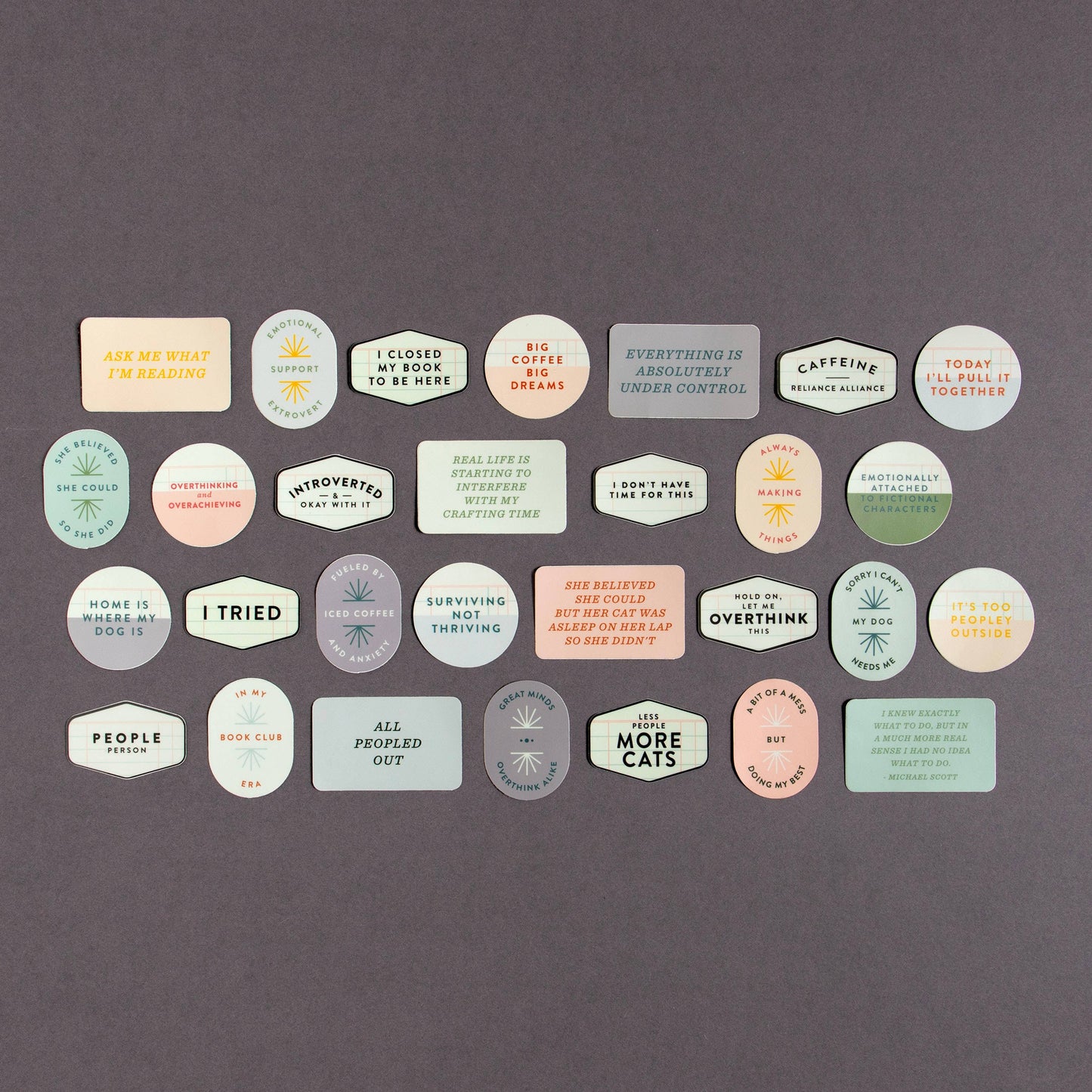 I Closed My Book Sticker