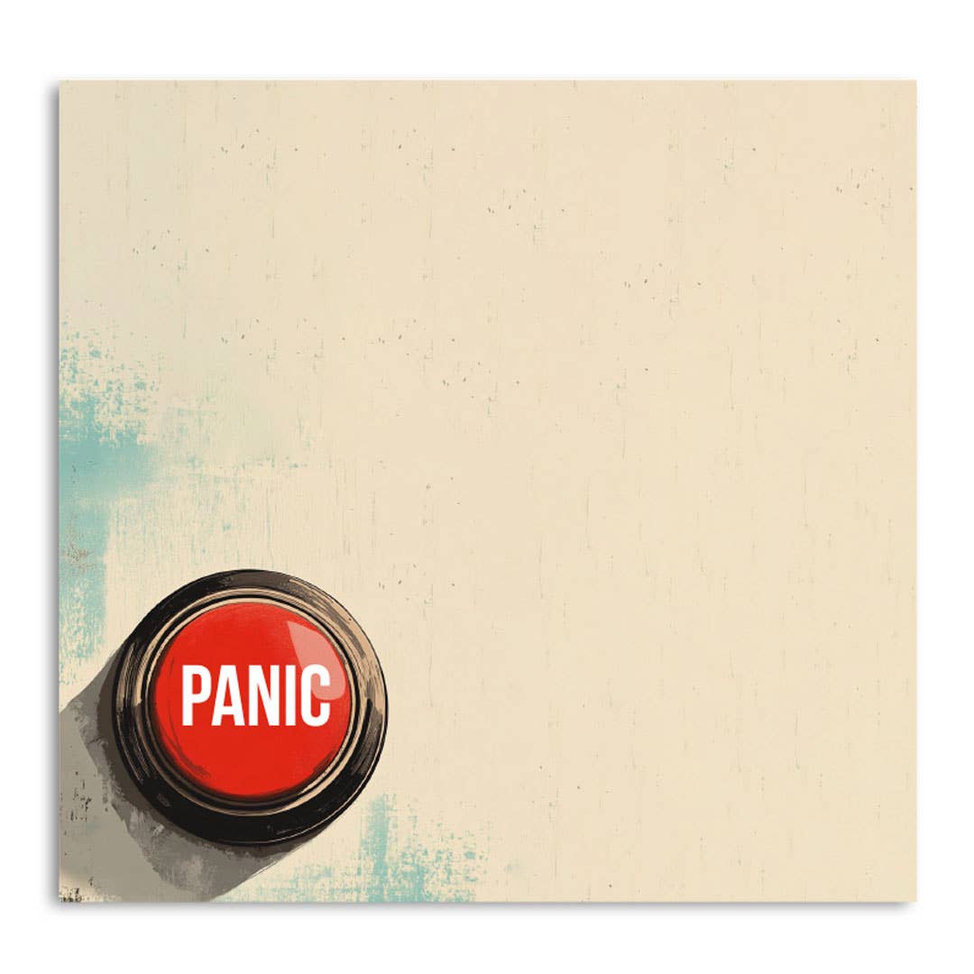 Panic Button Sticky Note