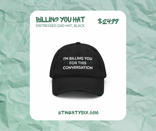 Billing You Hat - Black