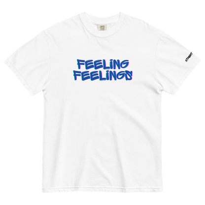 Blue Feeling Feelings Tee ☞ Wht