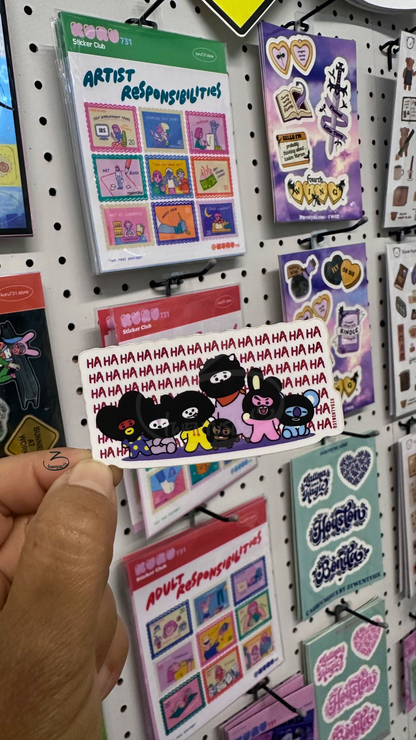 BT21 HAHAHA Sticker
