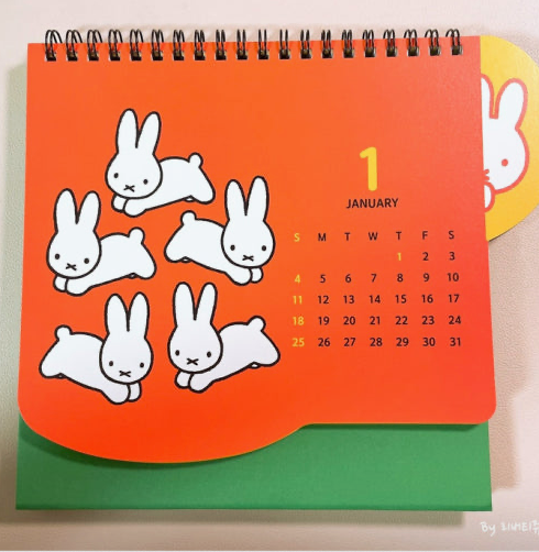 Miffy & Animals 2026 Desk Calendar