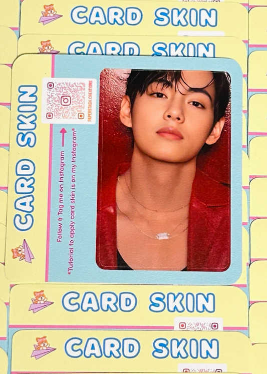 V Photo Card Skin Decal