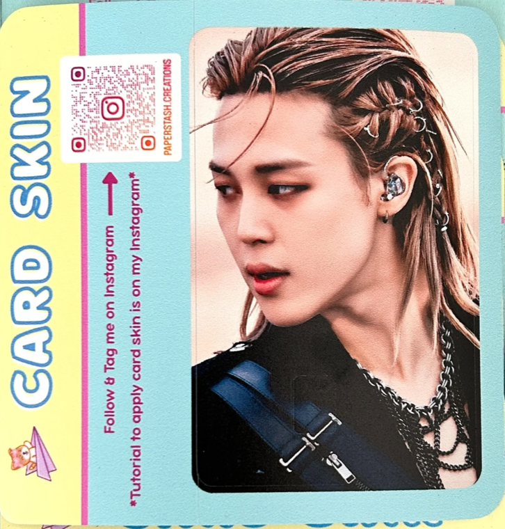 Jimin Braids Photo Skin Decal