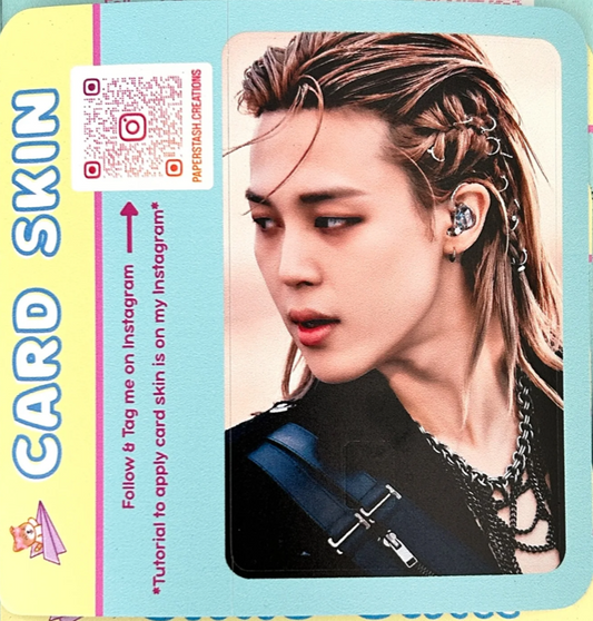 Jimin Braids Photo Skin Decal