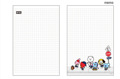 BT21© Tata PVC Cover Diary