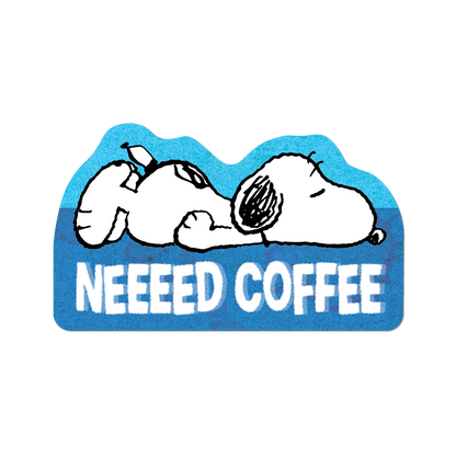 Need Coffee by Peanuts Sticker