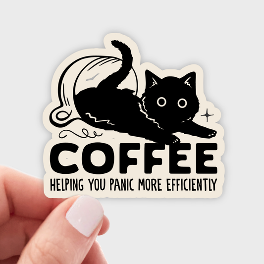 Coffee Helping Sticker