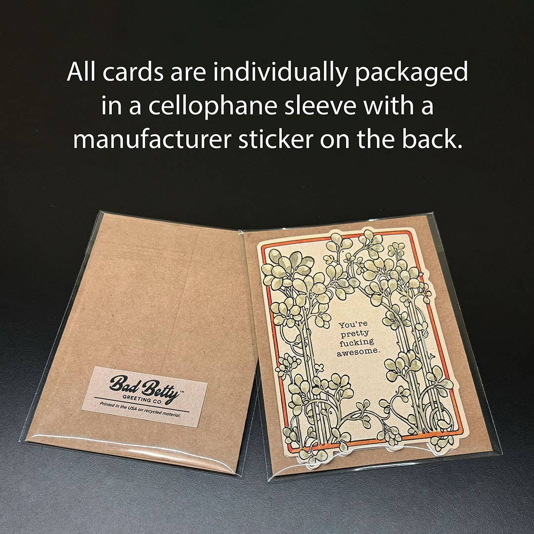 Damn Bitch, You Is Fine Greeting Card